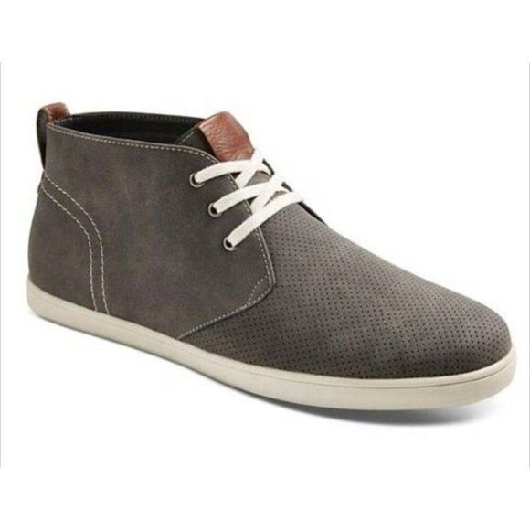 SOHO COBBLER Reece Grey Suede Chukka Boot Size 13 - Picture 1 of 8